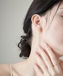 ete レインボー　ピアス ete（エテ）の「○K10YG レインボー ピアス（ピアス（両耳用
