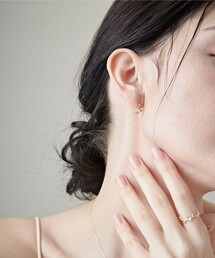 ete（エテ）の「○K10YG レインボー ピアス（ピアス（両耳用