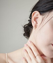 ete（エテ）の「○K10YG レインボー ピアス（ピアス（両耳用