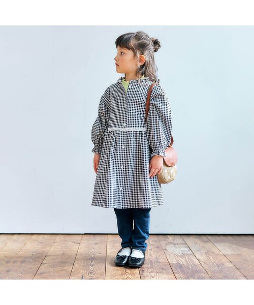 apres les cours（アプレレクール）の「メロウリブTシャツ（Tシャツ/カットソー・キッズ・アイボリー/グリーン/その他3/チャコール/サーモンピンク・100/130/80/90/120/110/140）」の9枚目の写真