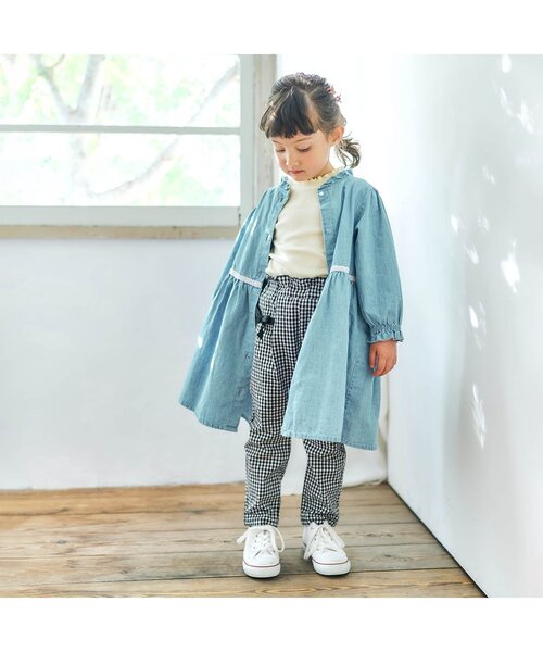 apres les cours（アプレレクール）の「メロウリブTシャツ（Tシャツ/カットソー・キッズ・アイボリー/グリーン/その他3/チャコール/サーモンピンク・100/130/80/90/120/110/140）」の10枚目の写真