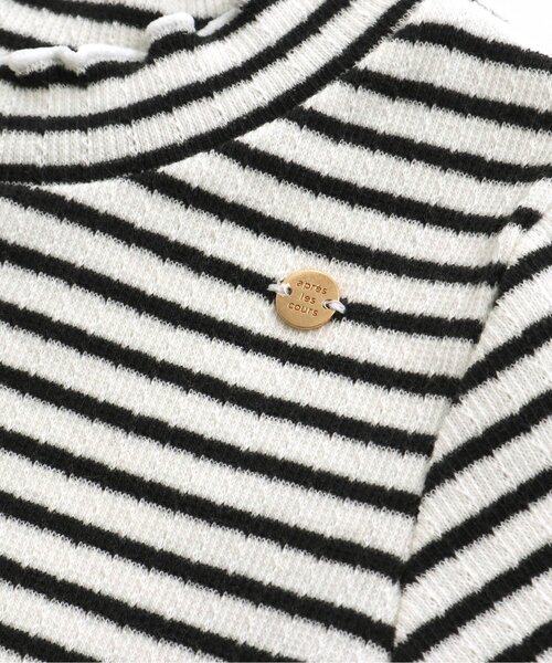 apres les cours（アプレレクール）の「メロウリブTシャツ（Tシャツ/カットソー・キッズ・アイボリー/グリーン/その他3/チャコール/サーモンピンク・100/130/80/90/120/110/140）」の18枚目の写真