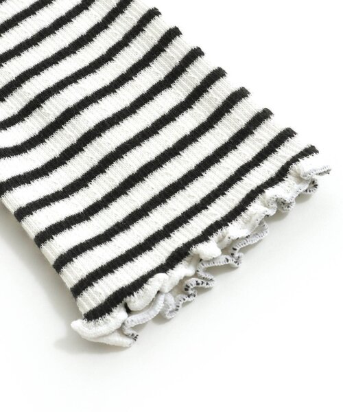 apres les cours（アプレレクール）の「メロウリブTシャツ（Tシャツ/カットソー・キッズ・アイボリー/グリーン/その他3/チャコール/サーモンピンク・100/130/80/90/120/110/140）」の19枚目の写真