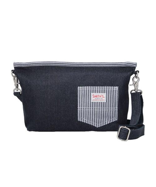 SMITH'S（スミス）の「SMITH'S（スミス）別注ワークポケット付きデニムサコッシュ（ショルダーバッグ・メンズ・ネイビー/その他1・FREE）」の5枚目の写真