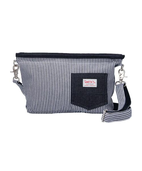 SMITH'S（スミス）の「SMITH'S（スミス）別注ワークポケット付きデニムサコッシュ（ショルダーバッグ・メンズ・ネイビー/その他1・FREE）」の6枚目の写真