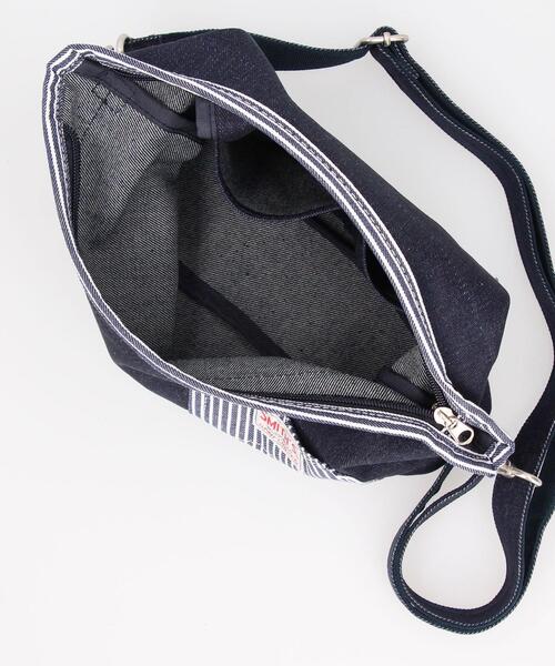 SMITH'S（スミス）の「SMITH'S（スミス）別注ワークポケット付きデニムサコッシュ（ショルダーバッグ・メンズ・ネイビー/その他1・FREE）」の11枚目の写真