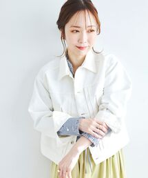 le.coeur blanc | デニムショートブルゾン(ブルゾン)