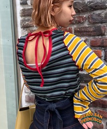 HELLO.SANFRANCISCO | 【HELLO.SANFRANCISCO/ハローサンフランシスコ】マルチボーダーTEE(Tシャツ/カットソー)