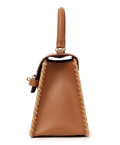 The Bagmati(ザバグマティ)の「The Bagmati: ラタン コンビ ハンドル バッグ(かごバッグ・レディース・ブラック/ブラウン・ONE SIZE)」の18枚目の写真