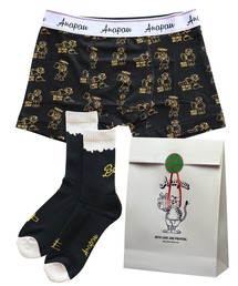 anapau（アナパウ）の「<anapau/アナパウ>ボクサーパンツ 靴下セット（ボクサーパンツ）」