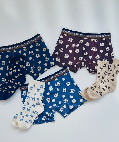 anapau（アナパウ）の「<anapau/アナパウ>ボクサーパンツ 靴下セット（ボクサーパンツ・メンズ・ピンク/マスタード/イエロー/ブラック/テラコッタ/ライトベージュ/ネイビー/チョコ/ライトブルー/ブラウン・L/M）」の17枚目の写真