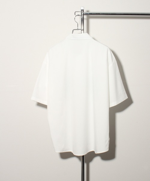 Art re A select(アトリエセレクト)の「Flower Print Oversized Regular Collar Shirt/フラワープリント ビックシルエット レギュラーカラーとろみシャツ(シャツ/ブラウス・メンズ・ブラック系その他/ブラック系その他2/ホワイト系その他/ホワイト系その他2・L/M)」の12枚目の写真