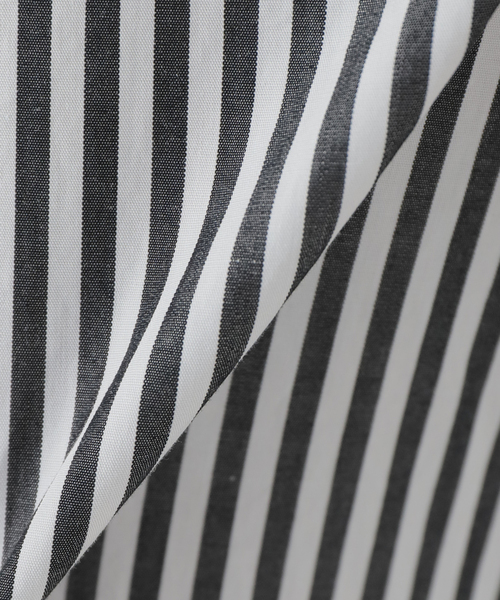 JOURNAL STANDARD（ジャーナルスタンダード）の「コットンブロードストライプシャツワンピース（シャツワンピース・レディース・ブラック/ブルー・FREE）」の15枚目の写真