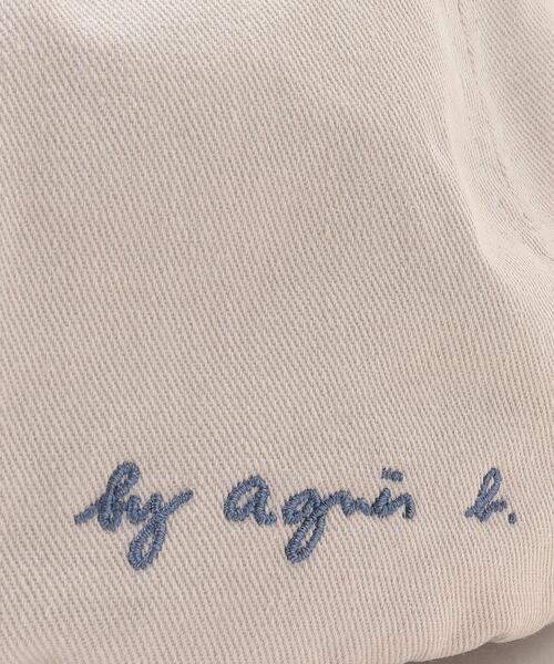 To b. by agnes b.（トゥービーバイアニエスベー）の「ロゴ刺繍 キャップ（キャップ・レディース・ホワイト系その他・FREE）」の5枚目の写真