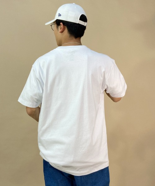 NEW ERA(ニューエラ)の「NEW ERA/ニューエラ マウンテンロゴ プリントTシャツ/クルーネックTシャツ/USコットン OD SS TEE USCTN NEOG RAIN CAMO/13516316/13516317(Tシャツ/カットソー・メンズ・ブラック/ホワイト・M/L/XXL/XL)」の6枚目の写真