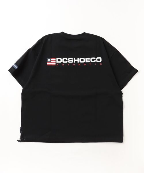 DC(ディーシー)の「DC/ディーシー オーバーサイズTシャツ ワンポイント/ビックシルエット ドロップショルダー ブランドロゴ クルーネックTシャツ/ATHLETICS SS DST231043(Tシャツ/カットソー・メンズ・ブラック/ホワイト/グリーン・L/2XL/XL/M)」の4枚目の写真