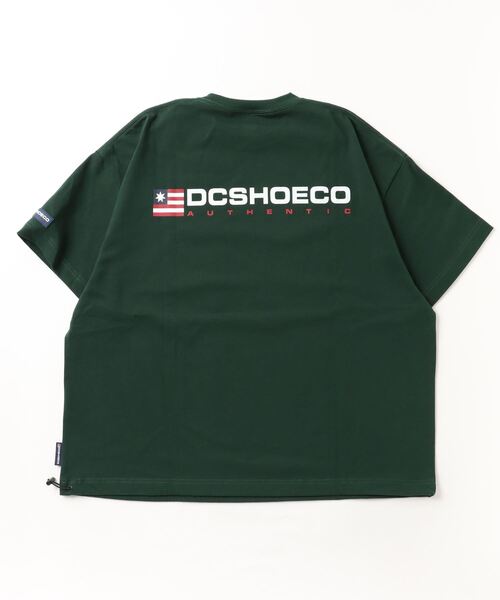 DC(ディーシー)の「DC/ディーシー オーバーサイズTシャツ ワンポイント/ビックシルエット ドロップショルダー ブランドロゴ クルーネックTシャツ/ATHLETICS SS DST231043(Tシャツ/カットソー・メンズ・ブラック/ホワイト/グリーン・L/2XL/XL/M)」の5枚目の写真