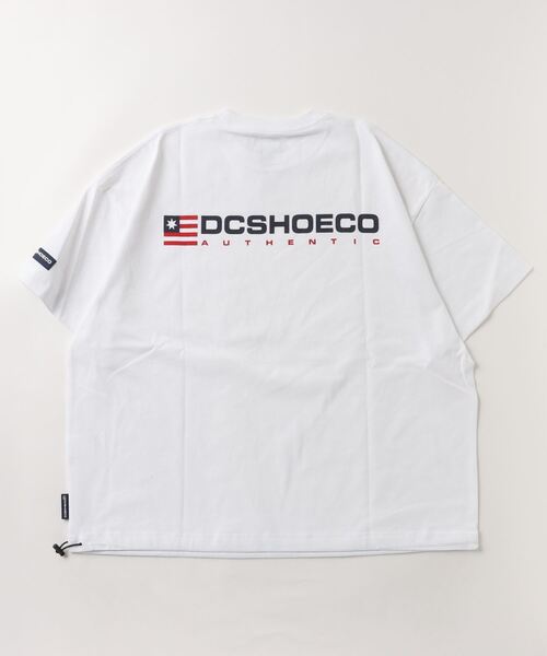 DC(ディーシー)の「DC/ディーシー オーバーサイズTシャツ ワンポイント/ビックシルエット ドロップショルダー ブランドロゴ クルーネックTシャツ/ATHLETICS SS DST231043(Tシャツ/カットソー・メンズ・ブラック/ホワイト/グリーン・L/2XL/XL/M)」の6枚目の写真