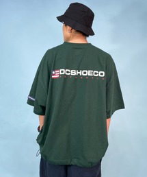 DC/ディーシー オーバーサイズTシャツ ワンポイント/ビックシルエット ドロップショルダー ブランドロゴ クルーネックTシャツ/ATHLETICS SS DST231043