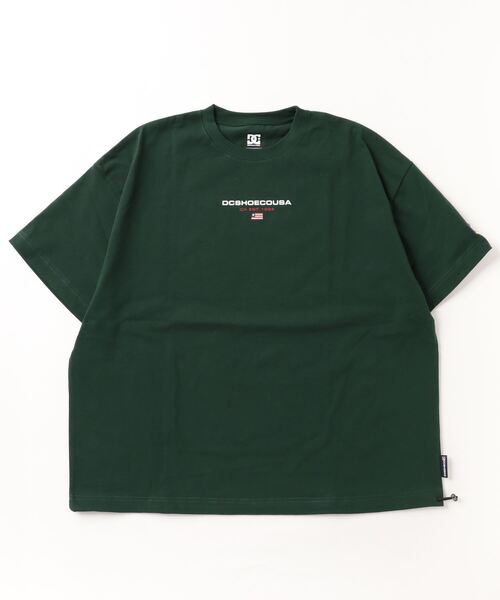 DC(ディーシー)の「DC/ディーシー オーバーサイズTシャツ ワンポイント/ビックシルエット ドロップショルダー ブランドロゴ クルーネックTシャツ/ATHLETICS SS DST231043(Tシャツ/カットソー・メンズ・ブラック/ホワイト/グリーン・L/2XL/XL/M)」の13枚目の写真