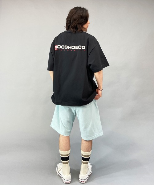 DC(ディーシー)の「DC/ディーシー オーバーサイズTシャツ ワンポイント/ビックシルエット ドロップショルダー ブランドロゴ クルーネックTシャツ/ATHLETICS SS DST231043(Tシャツ/カットソー・メンズ・ブラック/ホワイト/グリーン・L/2XL/XL/M)」の16枚目の写真
