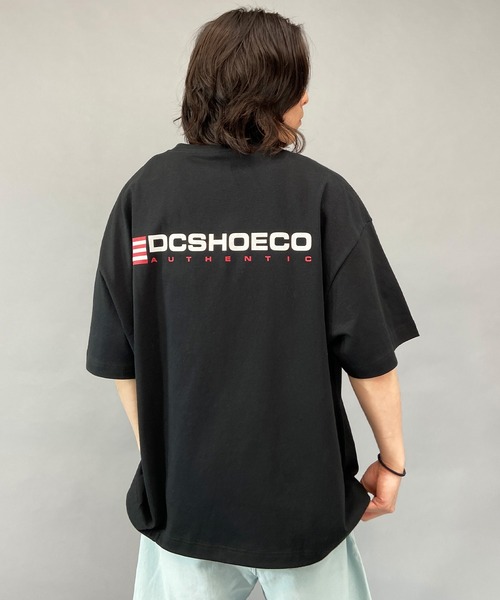 DC(ディーシー)の「DC/ディーシー オーバーサイズTシャツ ワンポイント/ビックシルエット ドロップショルダー ブランドロゴ クルーネックTシャツ/ATHLETICS SS DST231043(Tシャツ/カットソー・メンズ・ブラック/ホワイト/グリーン・L/2XL/XL/M)」の19枚目の写真