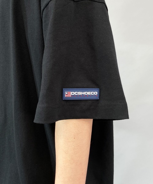 DC(ディーシー)の「DC/ディーシー オーバーサイズTシャツ ワンポイント/ビックシルエット ドロップショルダー ブランドロゴ クルーネックTシャツ/ATHLETICS SS DST231043(Tシャツ/カットソー・メンズ・ブラック/ホワイト/グリーン・L/2XL/XL/M)」の21枚目の写真