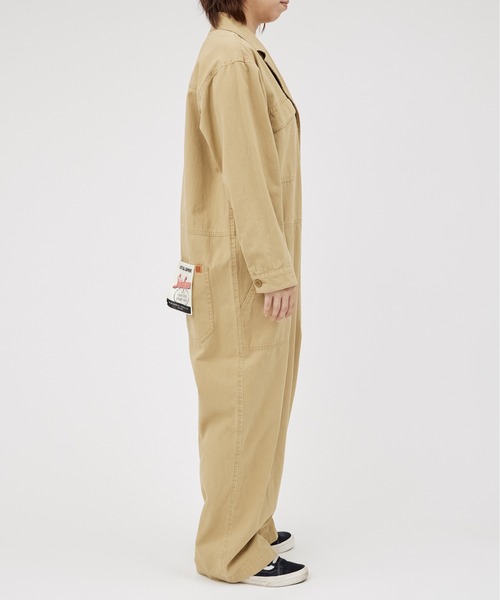 UNIVERSAL OVERALL(ユニバーサルオーバーオール)の「ジャンプスーツ / オールインワン / ALL IN ONE / JUMPSUIT(つなぎ/オールインワン・レディース・ネイビー/ベージュ・L/M)」の6枚目の写真
