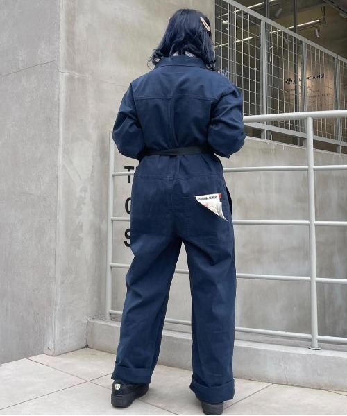 UNIVERSAL OVERALL(ユニバーサルオーバーオール)の「ジャンプスーツ / オールインワン / ALL IN ONE / JUMPSUIT(つなぎ/オールインワン・レディース・ネイビー/ベージュ・L/M)」の13枚目の写真