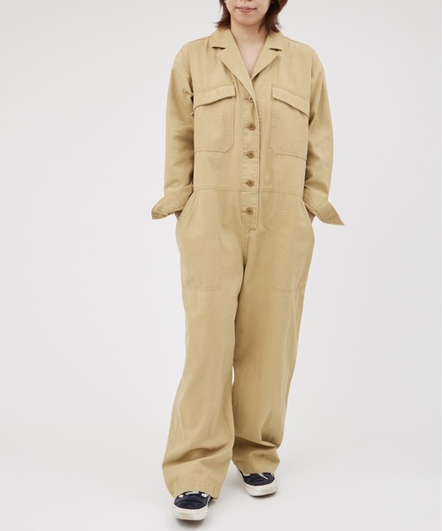 UNIVERSAL OVERALL(ユニバーサルオーバーオール)の「ジャンプスーツ / オールインワン / ALL IN ONE / JUMPSUIT(つなぎ/オールインワン・レディース・ネイビー/ベージュ・L/M)」の15枚目の写真