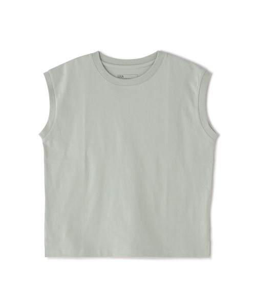 FREE'S MART（フリーズマート）の「◆USAコットンフレンチスリーブＴシャツ（Tシャツ/カットソー・レディース・ピンク/ホワイト/ブラック/グリーン・FREE）」の3枚目の写真