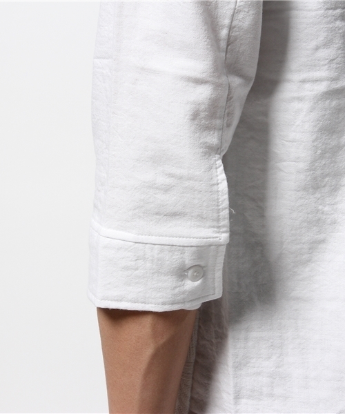 WHO'S WHO gallery（フーズフーギャラリー）の「【EXCHANGEZ】2ジャガードニット（Tシャツ/カットソー・メンズ・ホワイト/ネイビー・FREE）」の7枚目の写真