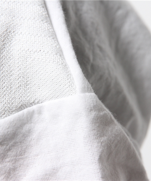 WHO'S WHO gallery（フーズフーギャラリー）の「【EXCHANGEZ】2ジャガードニット（Tシャツ/カットソー・メンズ・ホワイト/ネイビー・FREE）」の10枚目の写真