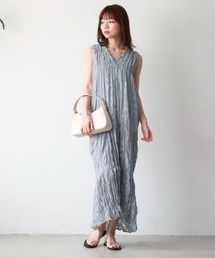 archives | シアージャガードワッシャーノースリワンピース(ワンピース)