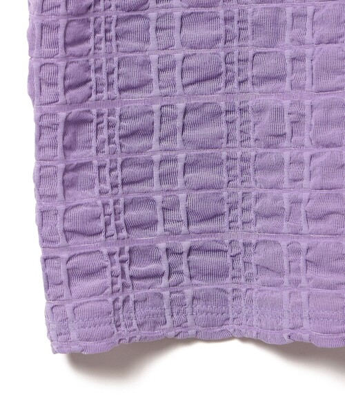 B:MING by BEAMS(ビーミングバイビームス)の「B:MING by BEAMS / 2WAY シアー ジャカード プルオーバー(Tシャツ/カットソー・レディース・ラベンダー/ブラック/アイボリー・FREE)」の16枚目の写真