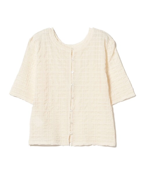 B:MING by BEAMS(ビーミングバイビームス)の「B:MING by BEAMS / 2WAY シアー ジャカード プルオーバー(Tシャツ/カットソー・レディース・ラベンダー/ブラック/アイボリー・FREE)」の18枚目の写真