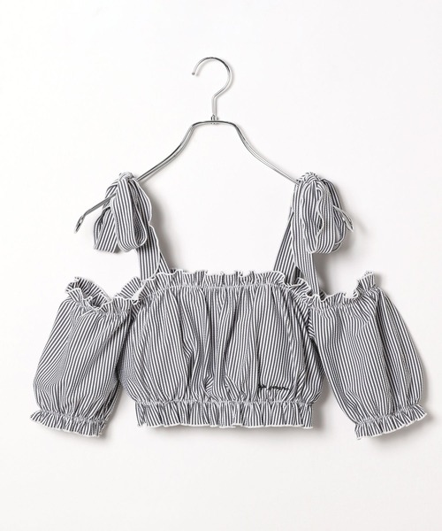 repipi armario(レピピ アルマリオ)の「2WAYストライプSWIM(水着・キッズ・ブラック・SMALL/MEDIUM/LARGE)」の2枚目の写真