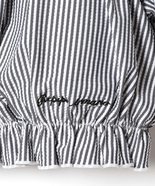 repipi armario(レピピ アルマリオ)の「2WAYストライプSWIM(水着・キッズ・ブラック・SMALL/MEDIUM/LARGE)」の6枚目の写真