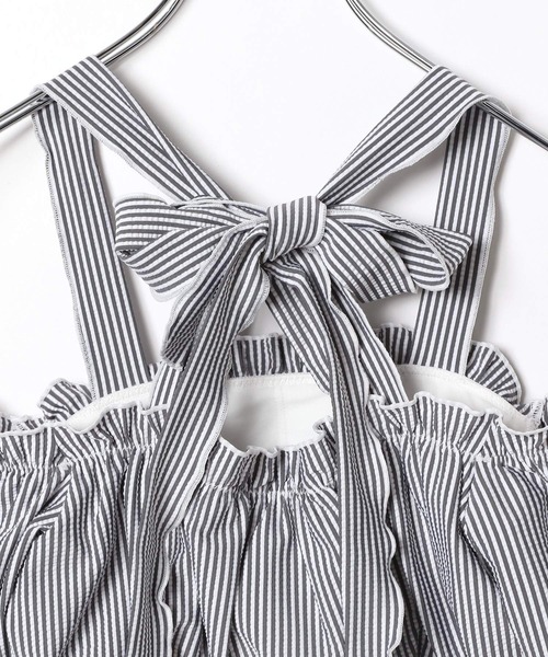 repipi armario(レピピ アルマリオ)の「2WAYストライプSWIM(水着・キッズ・ブラック・SMALL/MEDIUM/LARGE)」の10枚目の写真