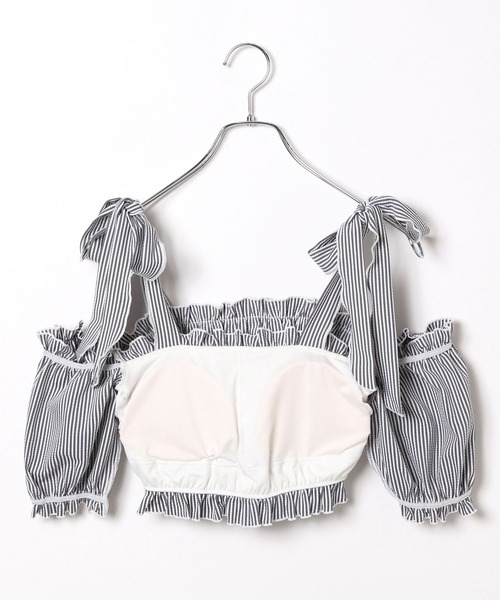repipi armario(レピピ アルマリオ)の「2WAYストライプSWIM(水着・キッズ・ブラック・SMALL/MEDIUM/LARGE)」の11枚目の写真