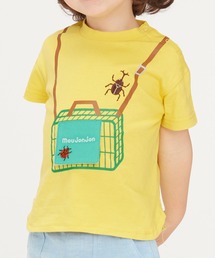 Moujonjon | 虫かごプリント昆虫刺繍半袖Ｔシャツ(Tシャツ/カットソー)