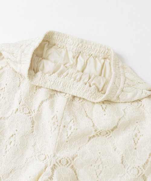 KBF（ケイビーエフ）の「レースストレートイージーパンツ（その他パンツ・レディース・オフホワイト/ブラック/アイボリー・ONE）」の21枚目の写真