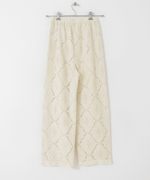 KBF（ケイビーエフ）の「レースストレートイージーパンツ（その他パンツ・レディース・オフホワイト/ブラック/アイボリー・ONE）」の22枚目の写真