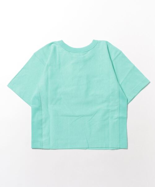 kladskap(クレードスコープ)の「【Champion】リバースウィーブカレッジTシャツ(Tシャツ/カットソー・キッズ・シルバーグレー/エメラルド・120cm/130cm/140cm/100cm/110cm)」の3枚目の写真