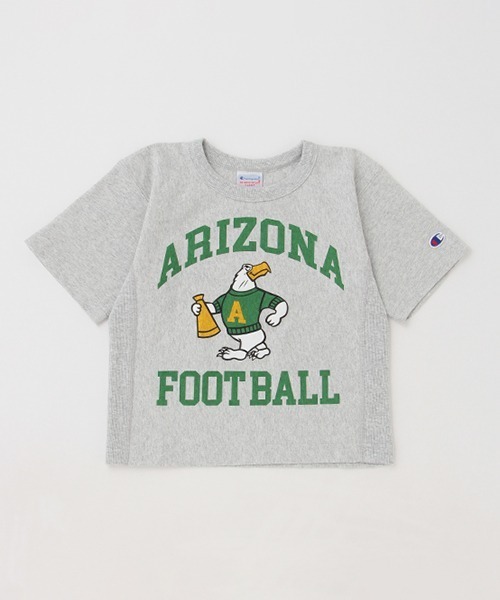 kladskap(クレードスコープ)の「【Champion】リバースウィーブカレッジTシャツ(Tシャツ/カットソー・キッズ・シルバーグレー/エメラルド・120cm/130cm/140cm/100cm/110cm)」の2枚目の写真