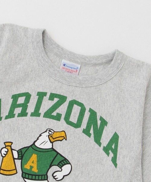 kladskap(クレードスコープ)の「【Champion】リバースウィーブカレッジTシャツ(Tシャツ/カットソー・キッズ・シルバーグレー/エメラルド・120cm/130cm/140cm/100cm/110cm)」の5枚目の写真