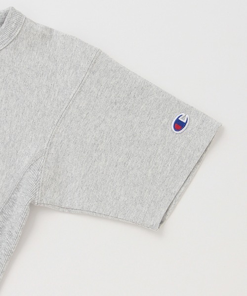 kladskap(クレードスコープ)の「【Champion】リバースウィーブカレッジTシャツ(Tシャツ/カットソー・キッズ・シルバーグレー/エメラルド・120cm/130cm/140cm/100cm/110cm)」の6枚目の写真