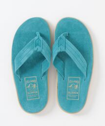 アイランドスリッパ / PT203 TURQUOISE SUEDE /トングレザーサンダル