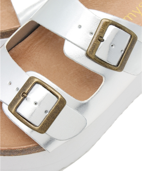 mystic（ミスティック）の「厚底サンダル（サンダル・レディース・シルバー/ホワイト/ブラック・38/36/37）」の9枚目の写真