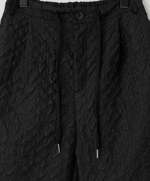 Anchor Smith（アンカー スミス）の「【 セットアップ 】立体ジャガード半袖オープンカラーシャツ＆ワイドショートパンツ（セットアップ・メンズ・ブラック/ホワイト・L/M）」の17枚目の写真